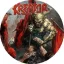 KREATOR: Hate Über Alles (nagy jelvény, 3,7 cm) 