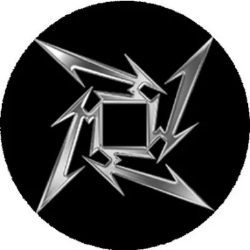 METALLICA: Ninja Logo (nagy jelvény, 3,7 cm) 