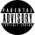 PARENTAL ADVISORY (nagy jelvény, 3,7 cm) 