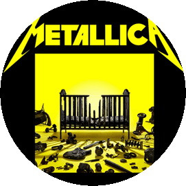 METALLICA: 72 Seasons Cover (jelvény, 2,5 cm) 
