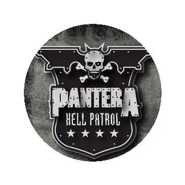 PANTERA: Hell Patrol (jelvény, 2,5 cm) 