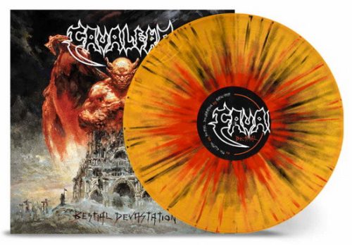 CAVALERA: Bestial Devastation (LP,  black/red splatter)