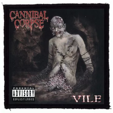 CANNIBAL CORPSE: Vile (9,5 cm x 9,5 cm) (felvarró)