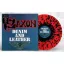 SAXON: Denim And Leather (LP, red/black splatter) 
