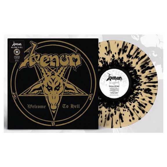 VENOM: Welcome To Hell (LP, gold/black splatter) VENOM: Welcome To Hell (LP, gold/black splatter)