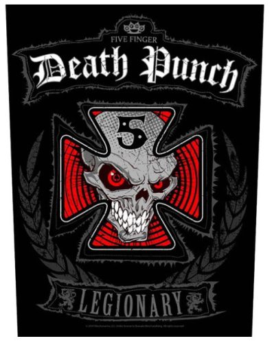 FIVE FINGER DEATH PUNCH: Legionary (hátfelvarró / backpatch) 