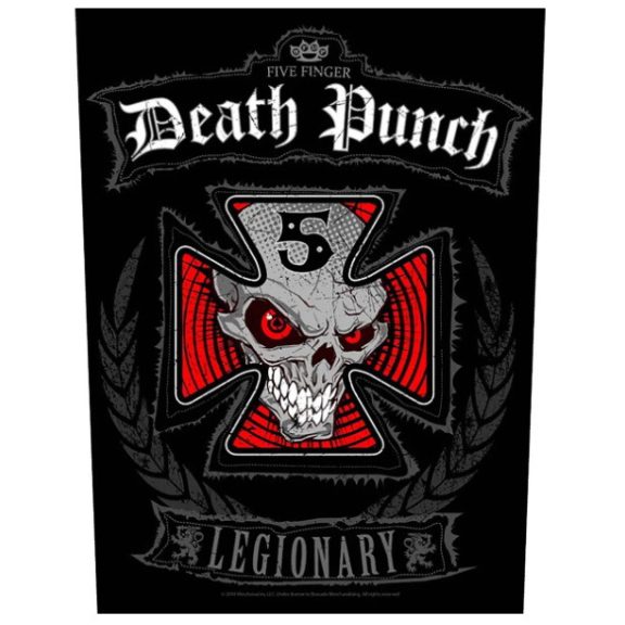 FIVE FINGER DEATH PUNCH: Legionary (hátfelvarró / backpatch) FIVE FINGER DEATH PUNCH: Legionary (hátfelvarró / backpatch)
