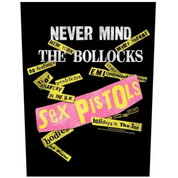 SEX PISTOLS: Never Mind Titles (hátfelvarró / backpatch) 