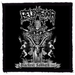 BELPHEGOR: Blackest Sabbath (9,5 cm x 9,5 cm) (felvarró) 