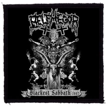 BELPHEGOR: Blackest Sabbath (9,5 cm x 9,5 cm) (felvarró) 