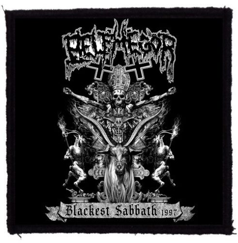 BELPHEGOR: Blackest Sabbath (9,5 cm x 9,5 cm) (felvarró) 