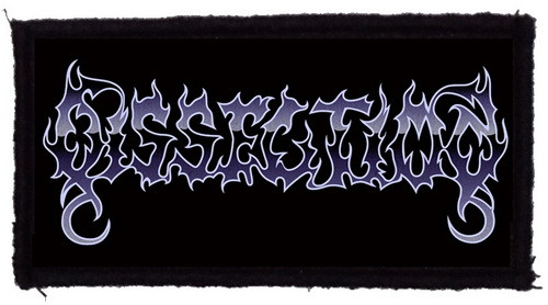 DISSECTION: Logo (9,5 cm x 4,5 cm) (felvarró) 