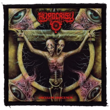 HYPOCRISY: Osculum Obscenum (9,5 cm x 9,5 cm) (felvarró) 