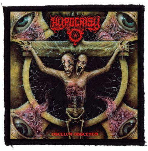 HYPOCRISY: Osculum Obscenum (9,5 cm x 9,5 cm) (felvarró) 