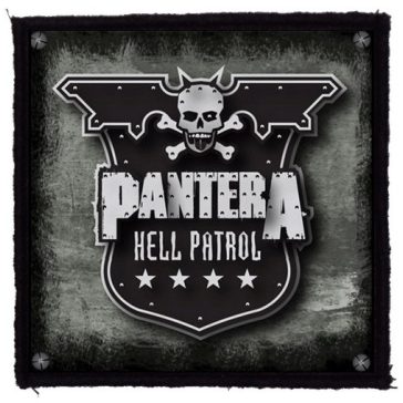 PANTERA: Hell Patrol (9,5 cm x 9,5 cm) (felvarró) 