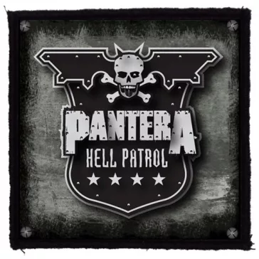 PANTERA: Hell Patrol (9,5 cm x 9,5 cm) (felvarró) 