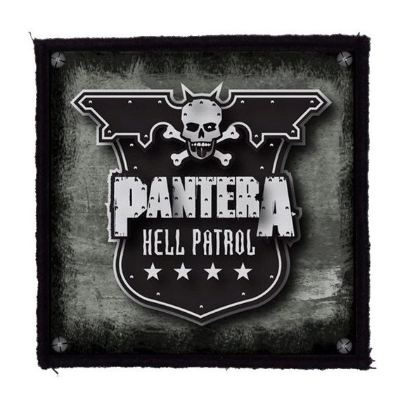 PANTERA: Hell Patrol (9,5 cm x 9,5 cm) (felvarró) PANTERA: Hell Patrol (9,5 cm x 9,5 cm) (felvarró)