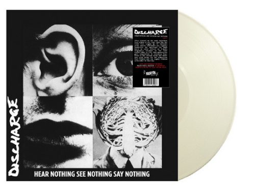 DISCHARGE: Hear Nothing, See Nothing, Say Nothing  (LP, white)