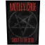MÖTLEY CRÜE: Shout At The Devil Pentagram (hátfelvarró / backpatch)