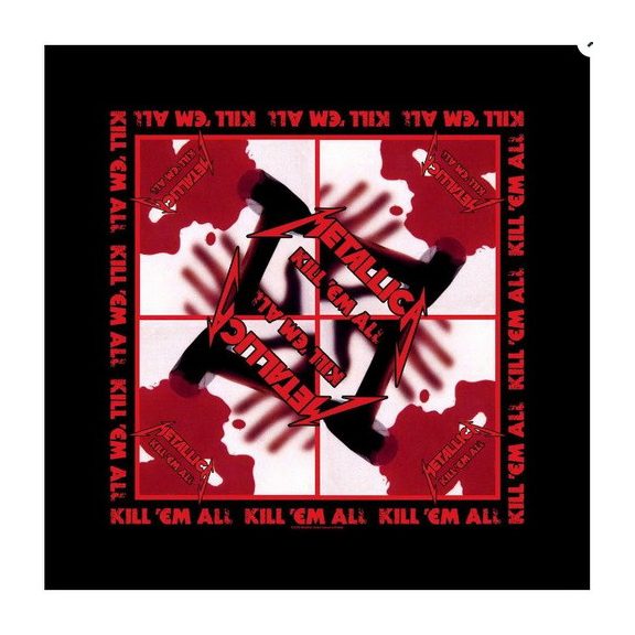 METALLICA: Kill 'em All (fejkendő, 55 x 55 cm) METALLICA: Kill 'em All (fejkendő, 55 x 55 cm)