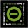 TYPE O NEGATIVE: Negative Symbol (fejkendő, 55 x 55 cm) 