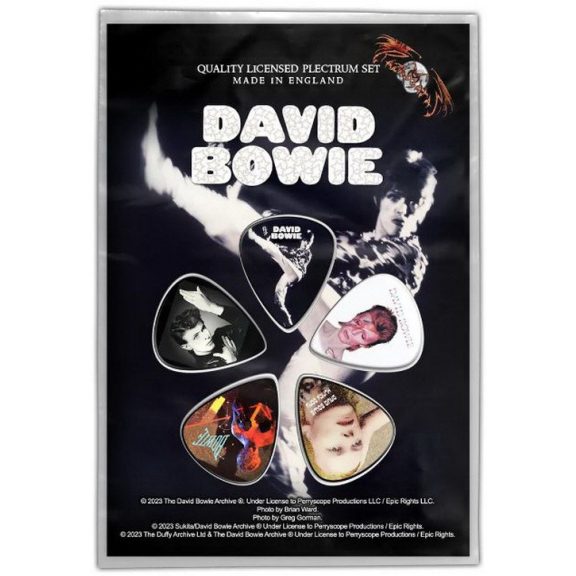 DAVID BOWIE - The Man Who Sold The World (5 db pengető, 1 mm vastag) DAVID BOWIE - The Man Who Sold The World (5 db pengető, 1 mm vastag)