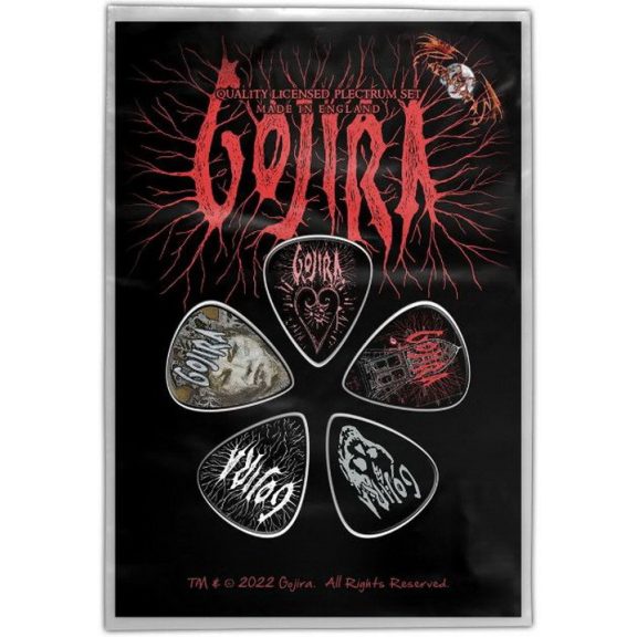 GOJIRA -Fortitude (5 db pengető, 1 mm vastag) GOJIRA -Fortitude (5 db pengető, 1 mm vastag)