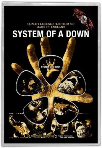 SYSTEM OF A DOWN - Hand (5 db pengető, 1 mm vastag) 