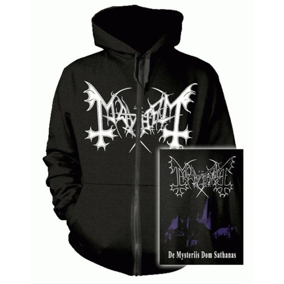 MAYHEM: De Mysteriis (kapucnis pulóver, cipzáros) MAYHEM: De Mysteriis (kapucnis pulóver, cipzáros)