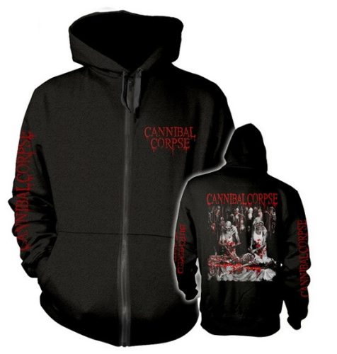 CANNIBAL CORPSE: Butchered At Birth (kapucnis pulóver, cipzáros)
