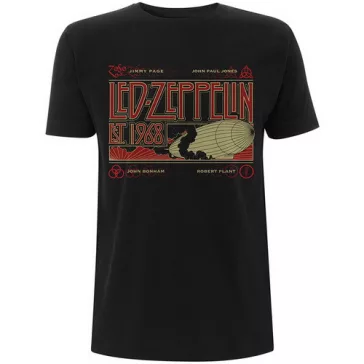 LED ZEPPELIN: Zeppelin & Smoke (póló)