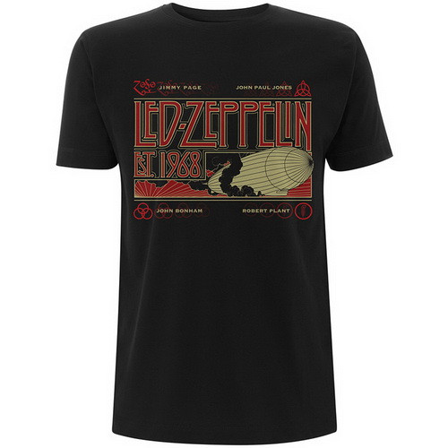 LED ZEPPELIN: Zeppelin & Smoke (póló)