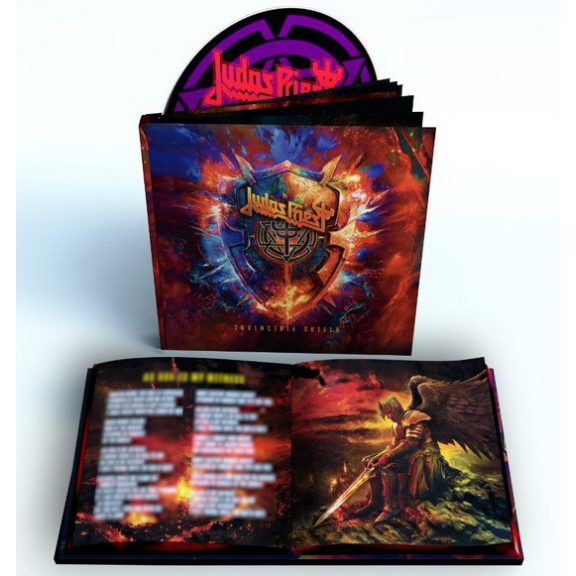 JUDAS PRIEST: Invincible Shield (CD, +3 bonus, Deluxe Edition, 24 pgs booklet) JUDAS PRIEST: Invincible Shield (CD, +3 bonus, Deluxe Edition, 24 pgs booklet)