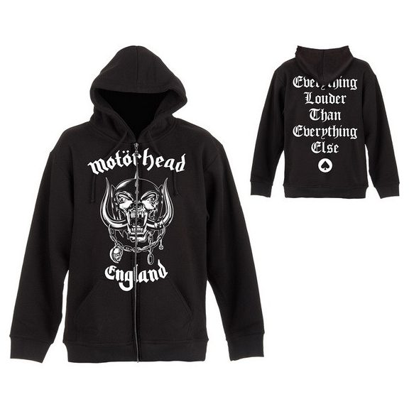 MOTORHEAD: England (kapucnis pulóver, cipzáros) MOTORHEAD: England (kapucnis pulóver, cipzáros)