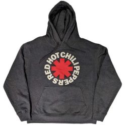   RED HOT CHILI PEPPERS: Logo Asterisk szürke kapucnis pulóver, bebújós) 