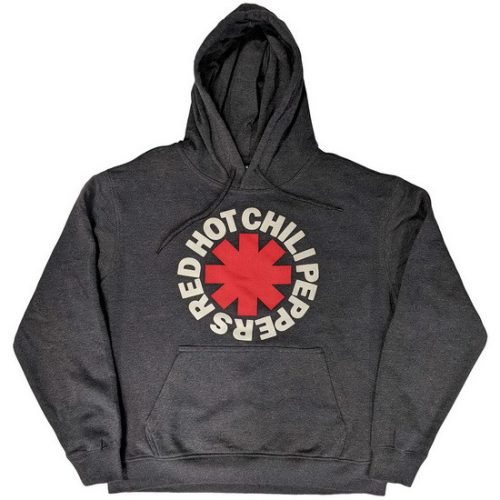 RED HOT CHILI PEPPERS: Logo Asterisk szürke kapucnis pulóver, bebújós) 