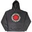 RED HOT CHILI PEPPERS: Logo Asterisk szürke kapucnis pulóver, bebújós) 