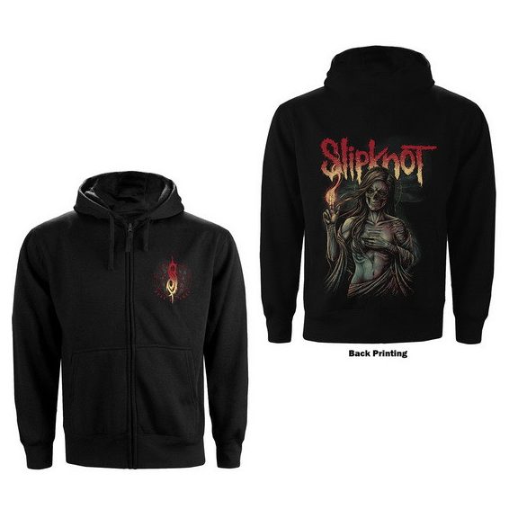 SLIPKNOT: Burn Me Away (kapucnis pulóver, cipzáros) SLIPKNOT: Burn Me Away (kapucnis pulóver, cipzáros)