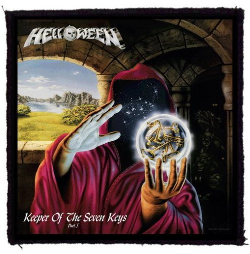 HELLOWEEN: Keeper Of The Seven Keys 1. (9,5 cm x 9,5 cm) (felvarró) 