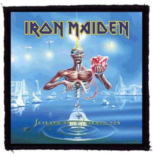 IRON MAIDEN: Seventh Son Of A Seventh Son (9,5 cm x 9,5 cm) (felvarró) 