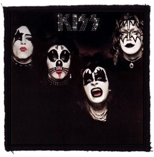 KISS: KISS 1st Album (9,5 cm x 9,5 cm) (felvarró) 