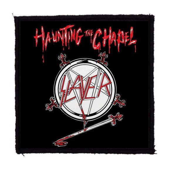 SLAYER: Haunting The Chapel (9,5 cm x 9,5 cm) (felvarró) SLAYER: Haunting The Chapel (9,5 cm x 9,5 cm) (felvarró)