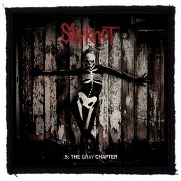 SLIPKNOT: The Gray Chapter (9,5 cm x 9,5 cm) (felvarró) 