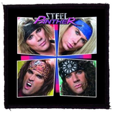 STEEL PANTHER: Band (9,5 cm x 9,5 cm) (felvarró) 