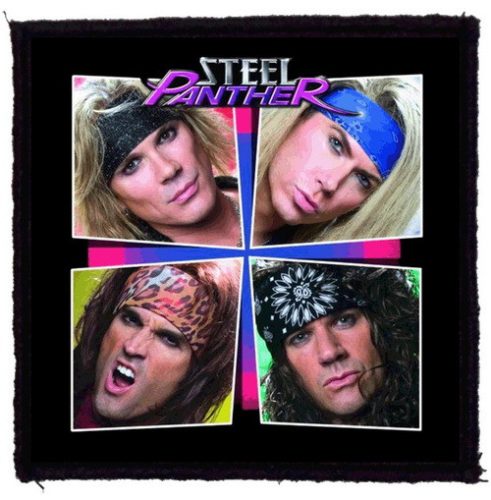 STEEL PANTHER: Band (9,5 cm x 9,5 cm) (felvarró) 