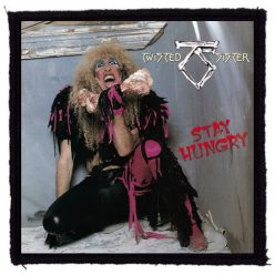 TWISTED SISTER: Stay Hungry (9,5 cm x 9,5 cm) (felvarró) 