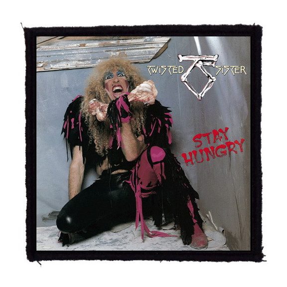 TWISTED SISTER: Stay Hungry (9,5 cm x 9,5 cm) (felvarró) TWISTED SISTER: Stay Hungry (9,5 cm x 9,5 cm) (felvarró)