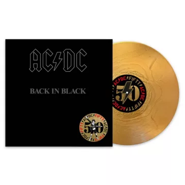 AC/DC: Back In Black - AC/DC 50 (LP, gold metallic, 180 gr)