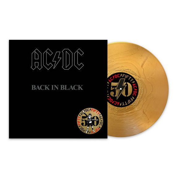 AC/DC: Back In Black - AC/DC 50 (LP, gold metallic, 180 gr) AC/DC: Back In Black - AC/DC 50 (LP, gold metallic, 180 gr)