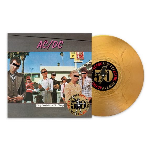 AC/DC: Dirty Deeds Done Dirt Cheap - AC/DC 50 (LP, gold metallic, 180 gr) AC/DC: Dirty Deeds Done Dirt Cheap - AC/DC 50 (LP, gold metallic, 180 gr)